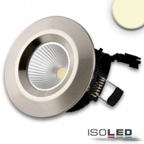 LED Downlight COB, IP54, 8W, Aluminium borstad, varmvit