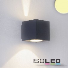 LED Vägglykta UP&Down IP54, 2x3W CREE, antracit, varmvit
