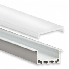 PN5 Bunda C1 Aluminium Profil f. LED Stripes 2m + Plast Opal