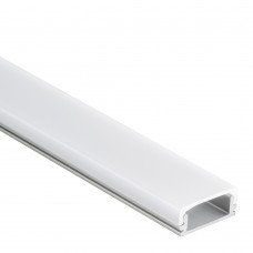 P15 Aluminium Profil för LED stripes 2m + Täckglas/plast opal