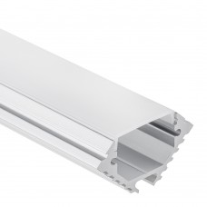 PL 11 Aluminium Profil Theemin för LED Strips 1m/2m + Täckglas/plast Opal