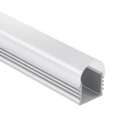 PL5 Megrez C3 Aluminium Profil för LED Stripes 2m + Täckglas/plast Opal